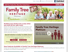 Tablet Screenshot of familytreeheritage.biz